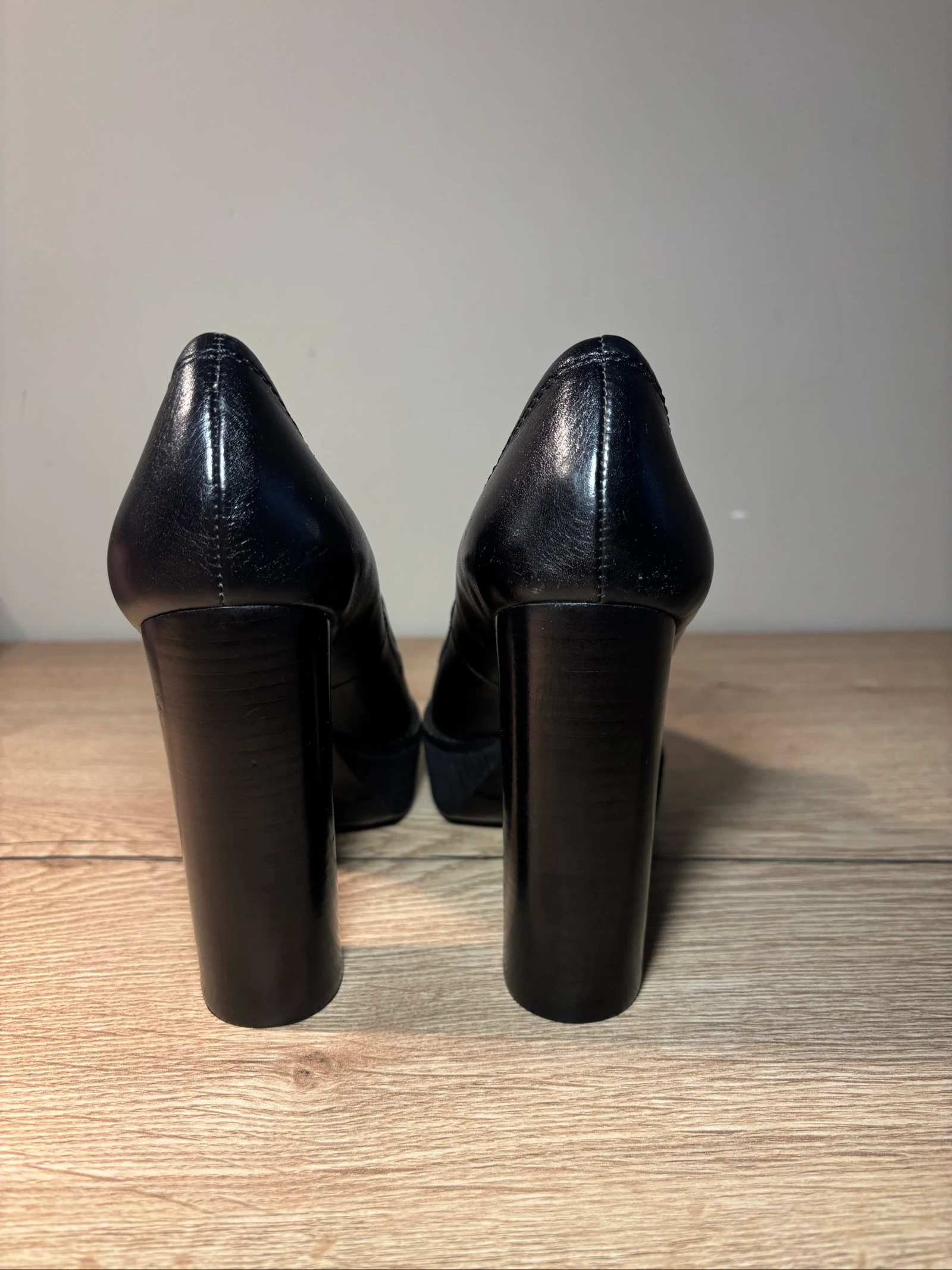 Marc Jacobs Black Leather Platform Heels EU 36 – photo 9